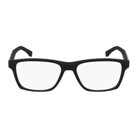 Lacoste Eyeglasses Rectangle Full Rim, Matte Blue Frame and Clear Demo Lenses Lens L2862424