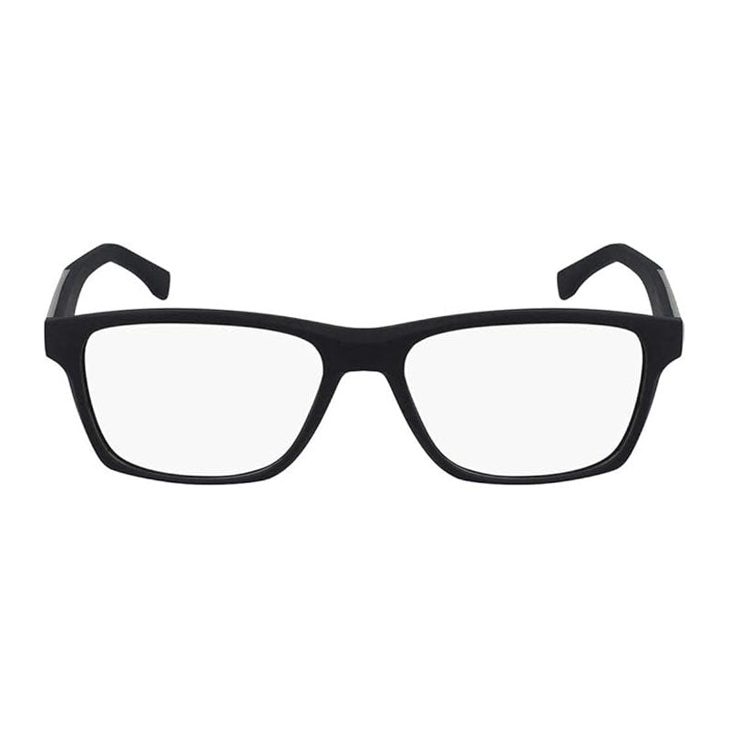 Lacoste Eyeglasses Rectangle Full Rim, Matte Blue Frame and Clear Demo Lenses Lens L2862424