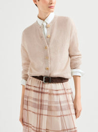 Brunello cucinelli Brunello Cucinelli Women Sparkling Mohair And Wool Cardigan