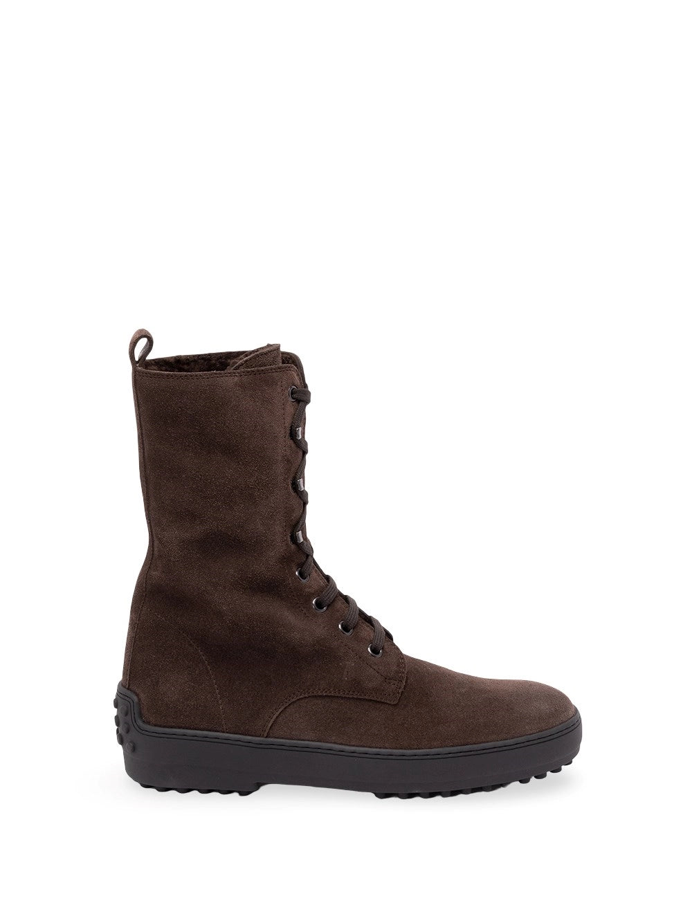 Tod's Women Winter Gommino Ankle Boots In Suede Leather
