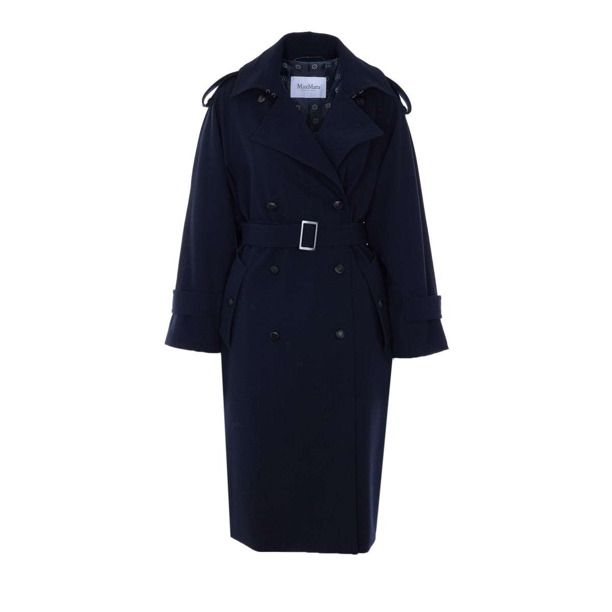 Max Mara Max Mara Women Certo Wool Drip-Free Gabardine Trench Coat