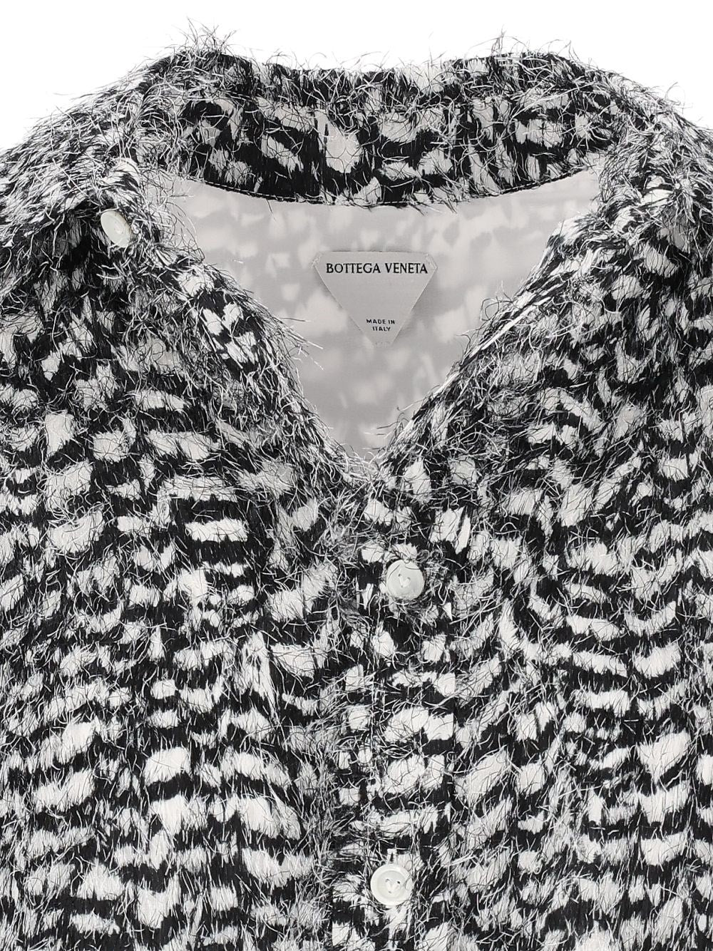 Bottega Veneta Women Viscose Shirt With Fil Coupé Feathers