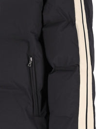 Palm Angels Men Track Padded Jacket With Contrast Stripes