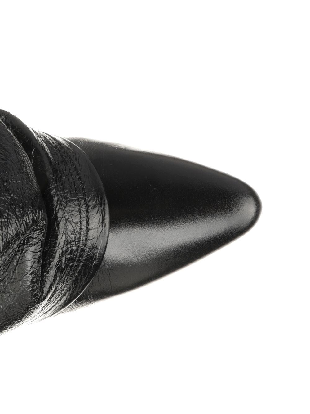 The Attico Women "Leon" Black Boot