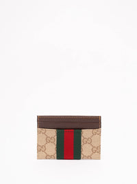 Gucci Women Card Case With Web