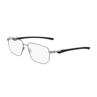 Nike Nike Eyeglasses Rectangle Full Rim, Gunmetal/Black Frame and Clear Demo Lens Lens NIKE4317N070