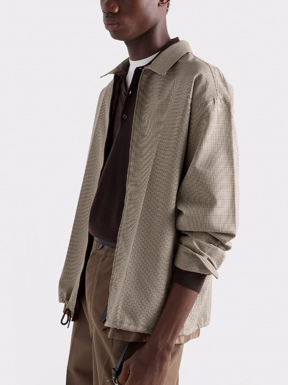 Prada Men Cord Wool Shirt
