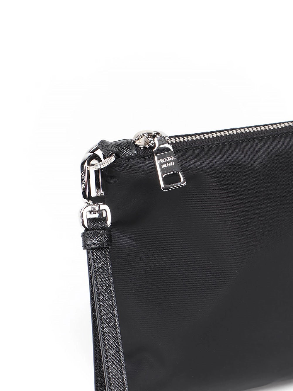 Prada Prada Men Re-Nylon And Saffiano Pouch