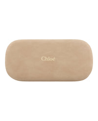 Chloé Chloé Womens Square/Rectangle Orange Orange Orange Fashion Designer Eyewear