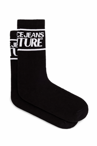 Versace Jeans Couture Versace Jeans Couture Black Signature Socks - Luxury Basics