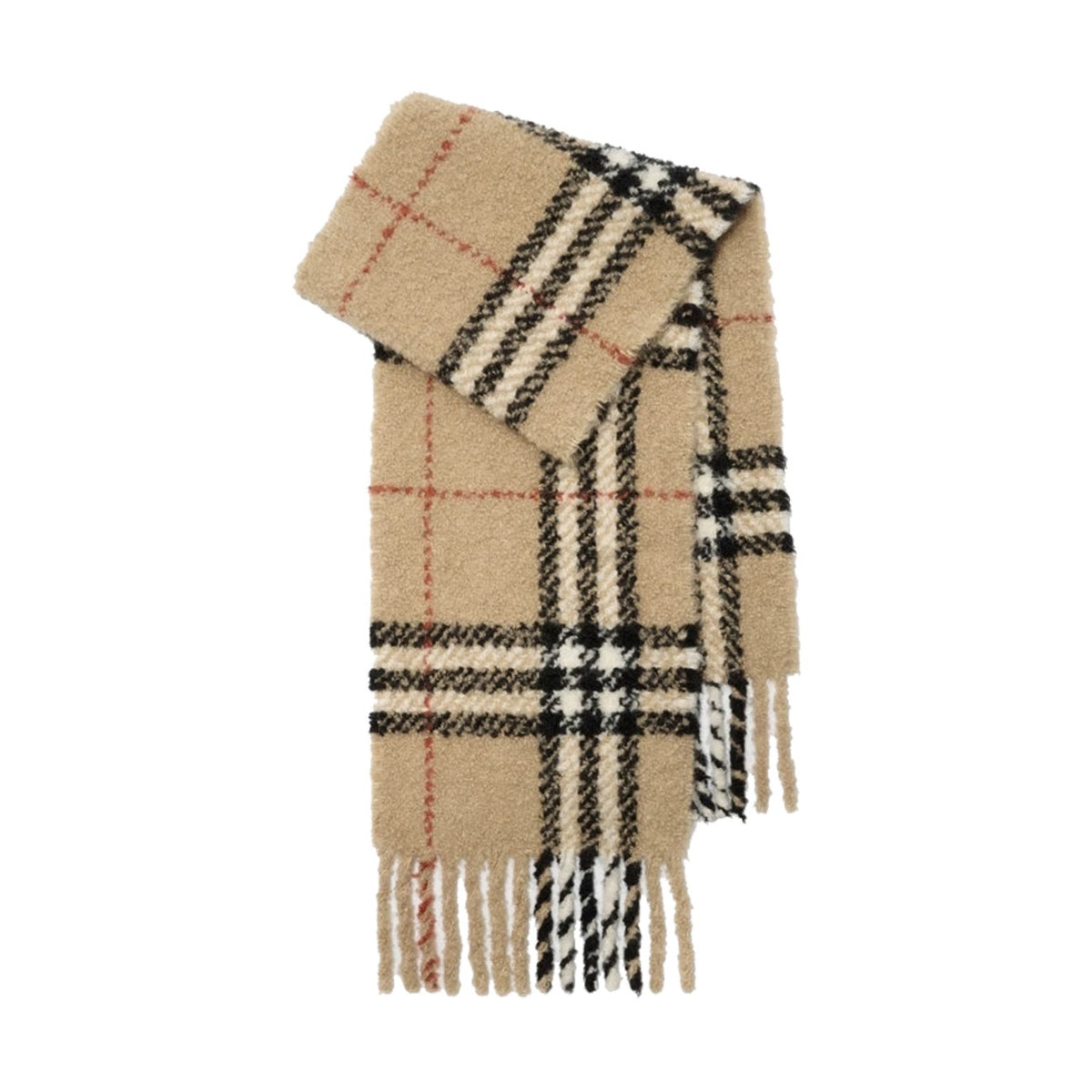 Burberry Women Check Boucle' Scarf