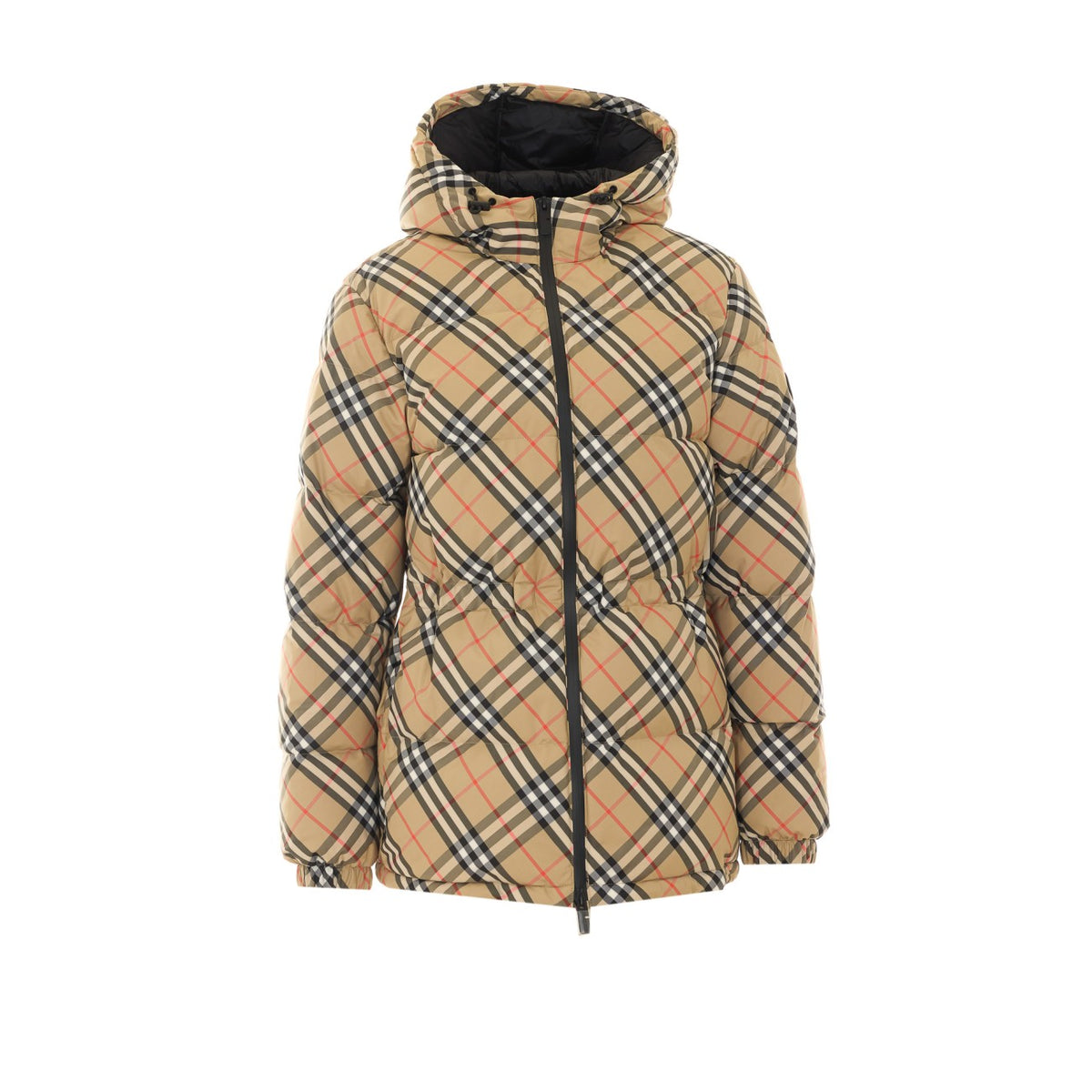 Burberry Women Check Down Jacket