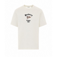 Burberry Men Check Flag T-Shirt