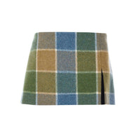 Miu Miu Miu Miu Women Check Logo Mini Skirt