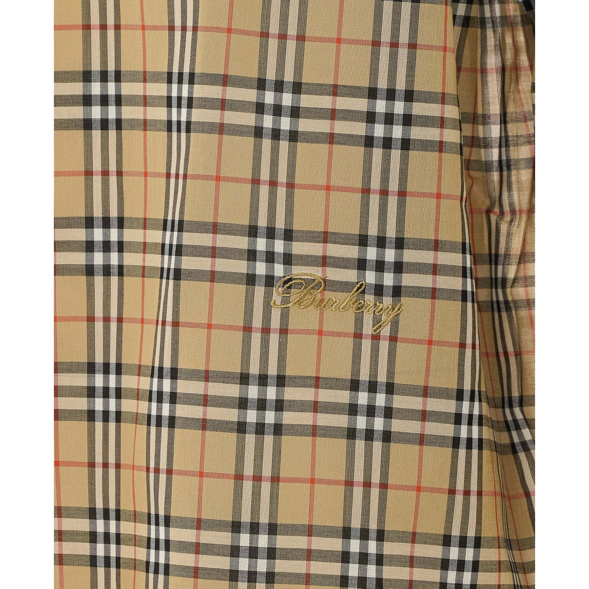 Burberry Burberry Men Check Motif Shirt