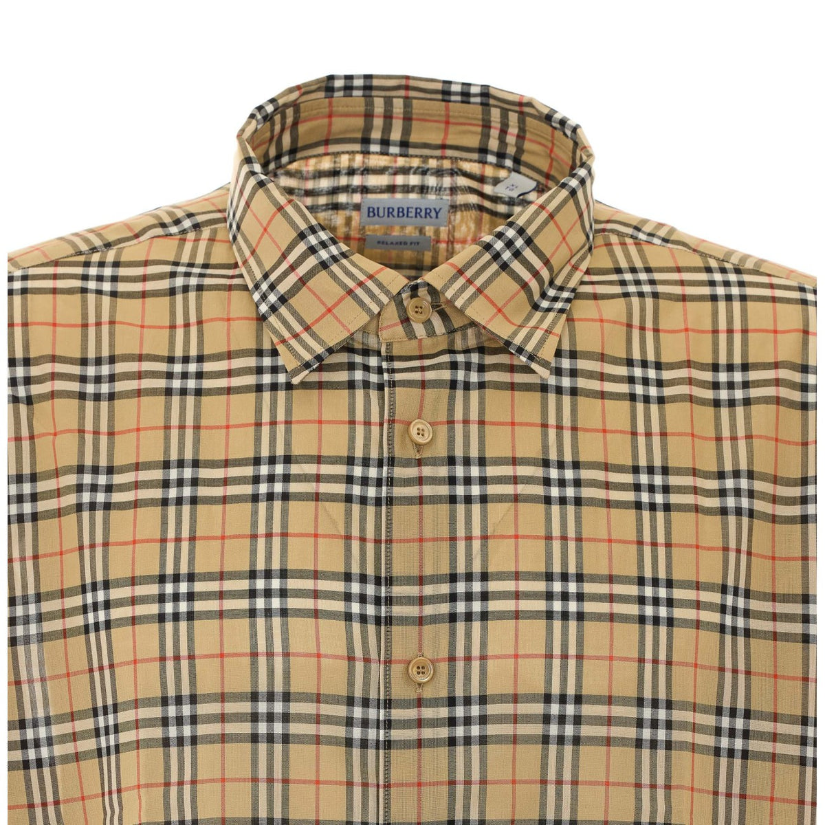 Burberry Burberry Men Check Motif Shirt