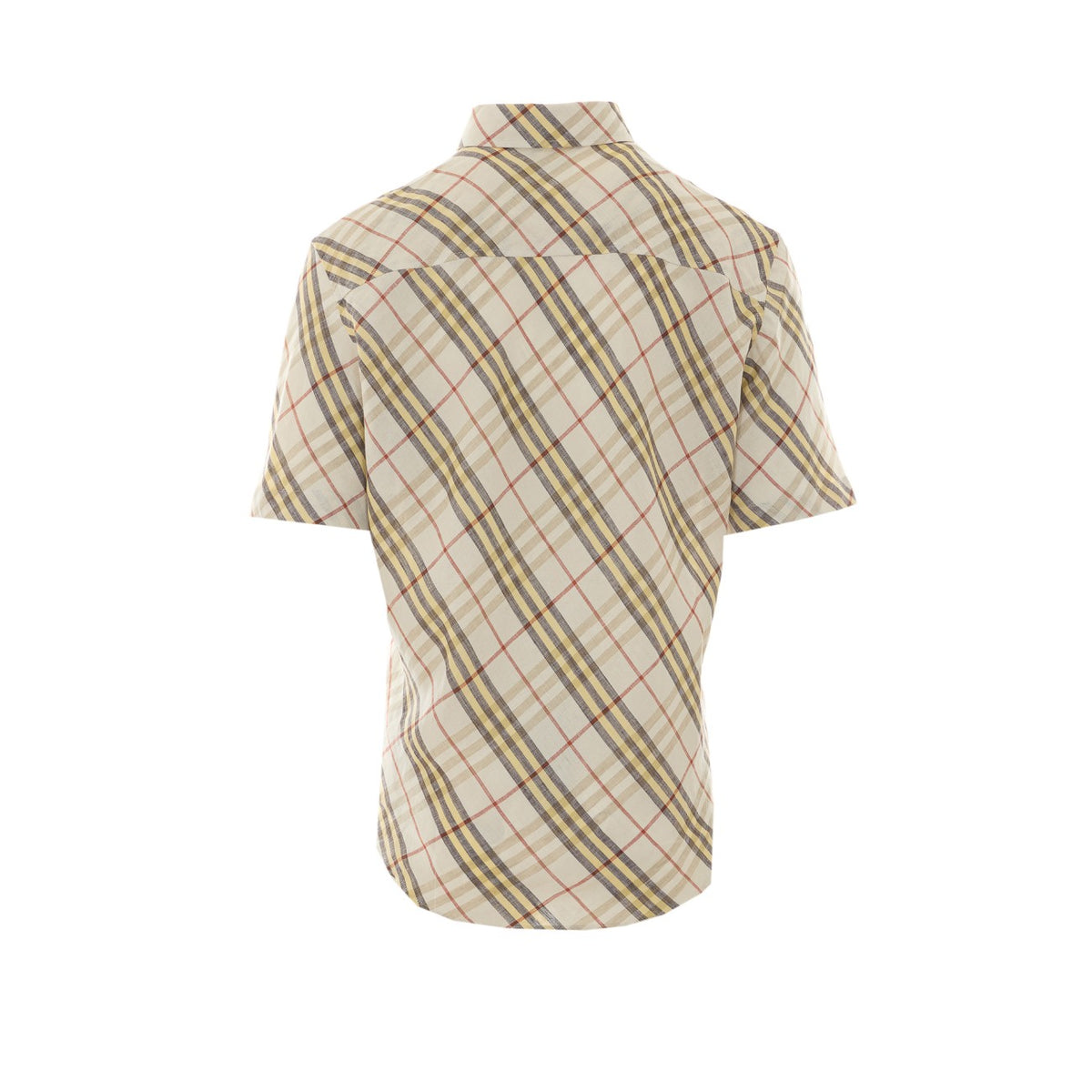 Burberry Burberry Men Check Short Sleeves Shirt