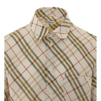Burberry Burberry Men Check Short Sleeves Shirt