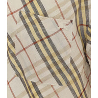 Burberry Burberry Men Check Short Sleeves Shirt