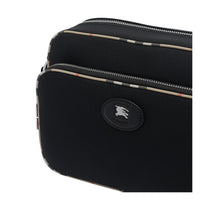 Burberry Men Check Trim Crossbody Bag