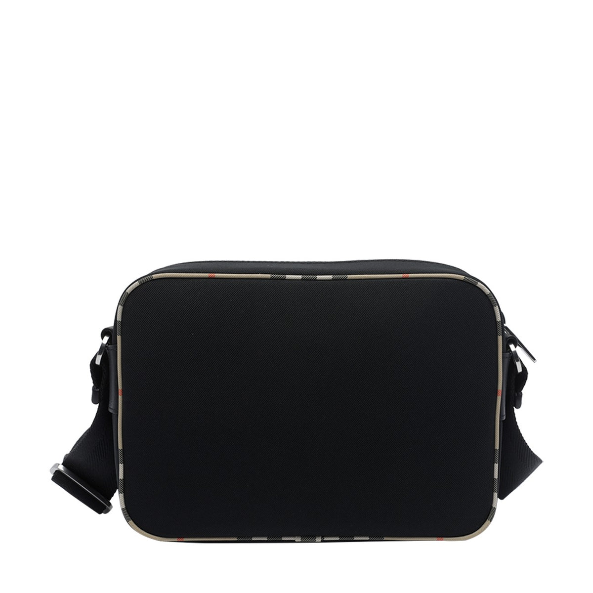 Burberry Men Check Trim Crossbody Bag