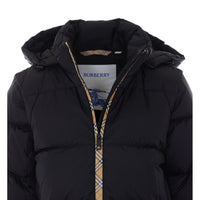 Burberry Women Check Trim Down Jacket