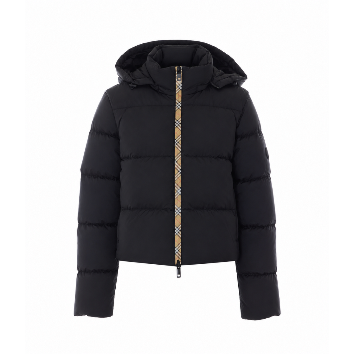 Burberry Women Check Trim Down Jacket