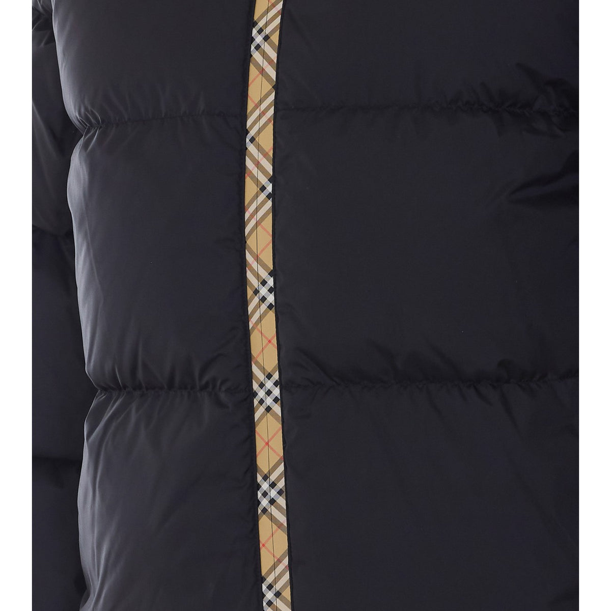 Burberry Women Check Trim Down Jacket