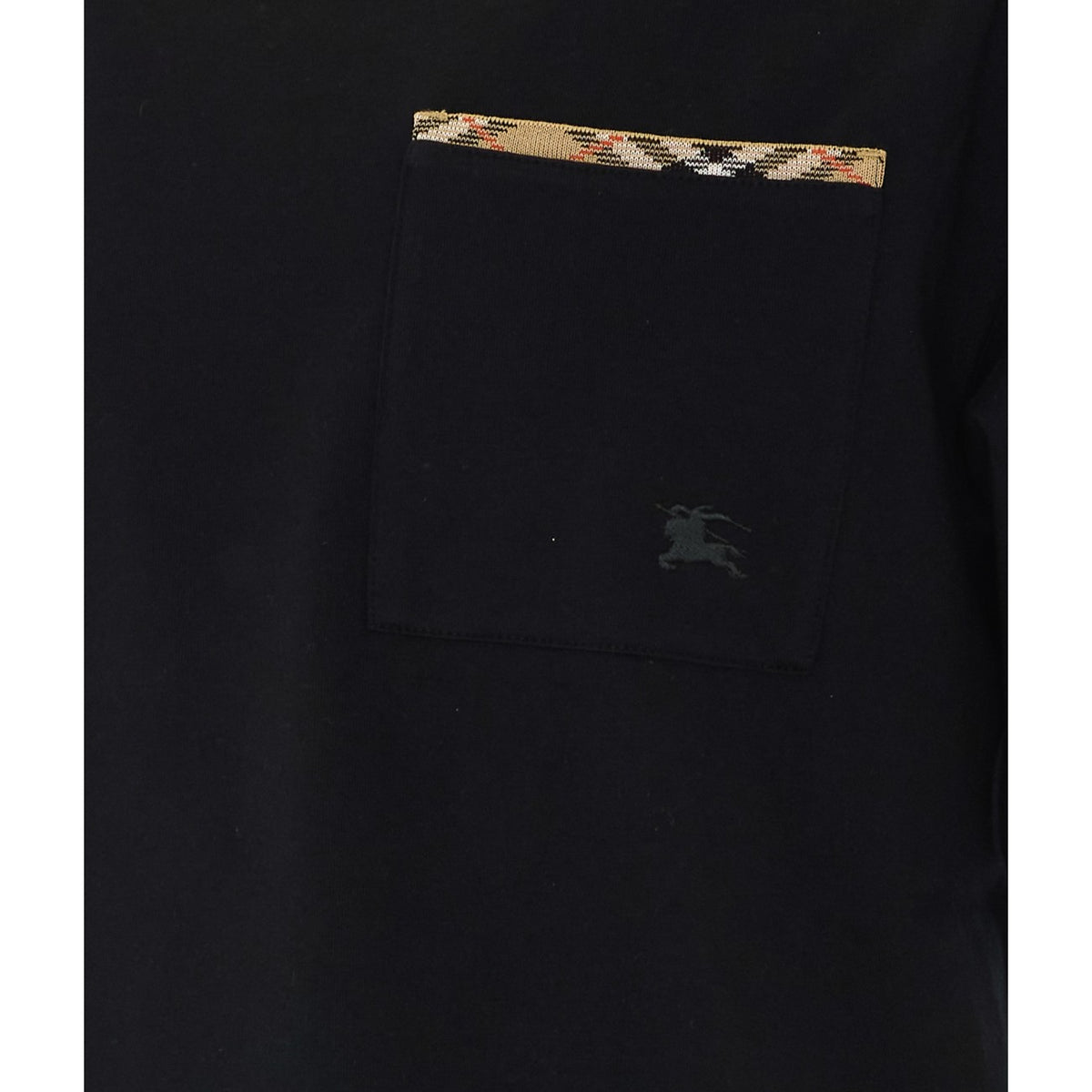 Burberry Burberry Men Check Trim T-Shirt