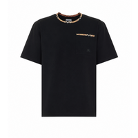 Burberry Burberry Men Check Trim T-Shirt