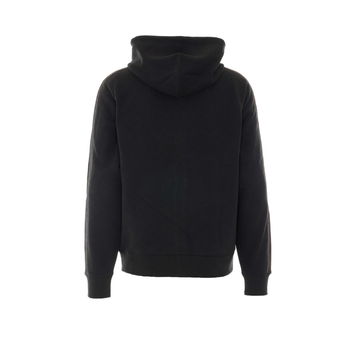 Burberry Men Check Trim Zip Hoodie