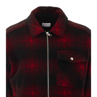 Moncler Moncler Men Checked Jersey Zip Jacket