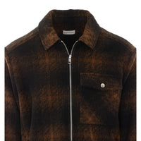 Moncler Moncler Men Checked Jersey Zip Jacket