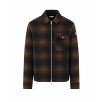 Moncler Moncler Men Checked Jersey Zip Jacket