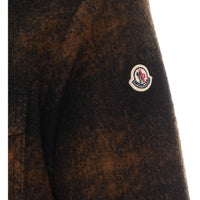 Moncler Moncler Men Checked Jersey Zip Jacket