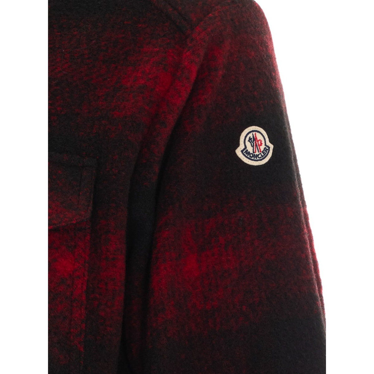 Moncler Moncler Men Checked Jersey Zip Jacket