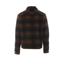 Moncler Moncler Men Checked Jersey Zip Jacket