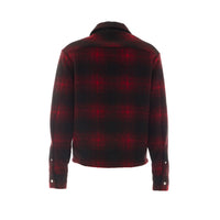 Moncler Moncler Men Checked Jersey Zip Jacket