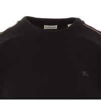 Burberry Men Checked Trim T-Shirt