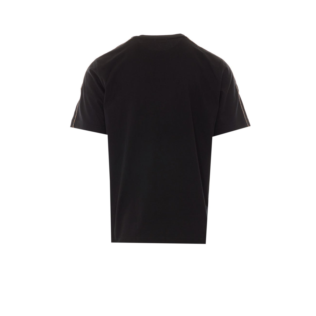 Burberry Men Checked Trim T-Shirt