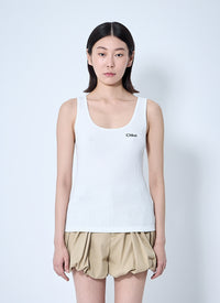 Chloé Chloé Women Logo Motif Tank Top