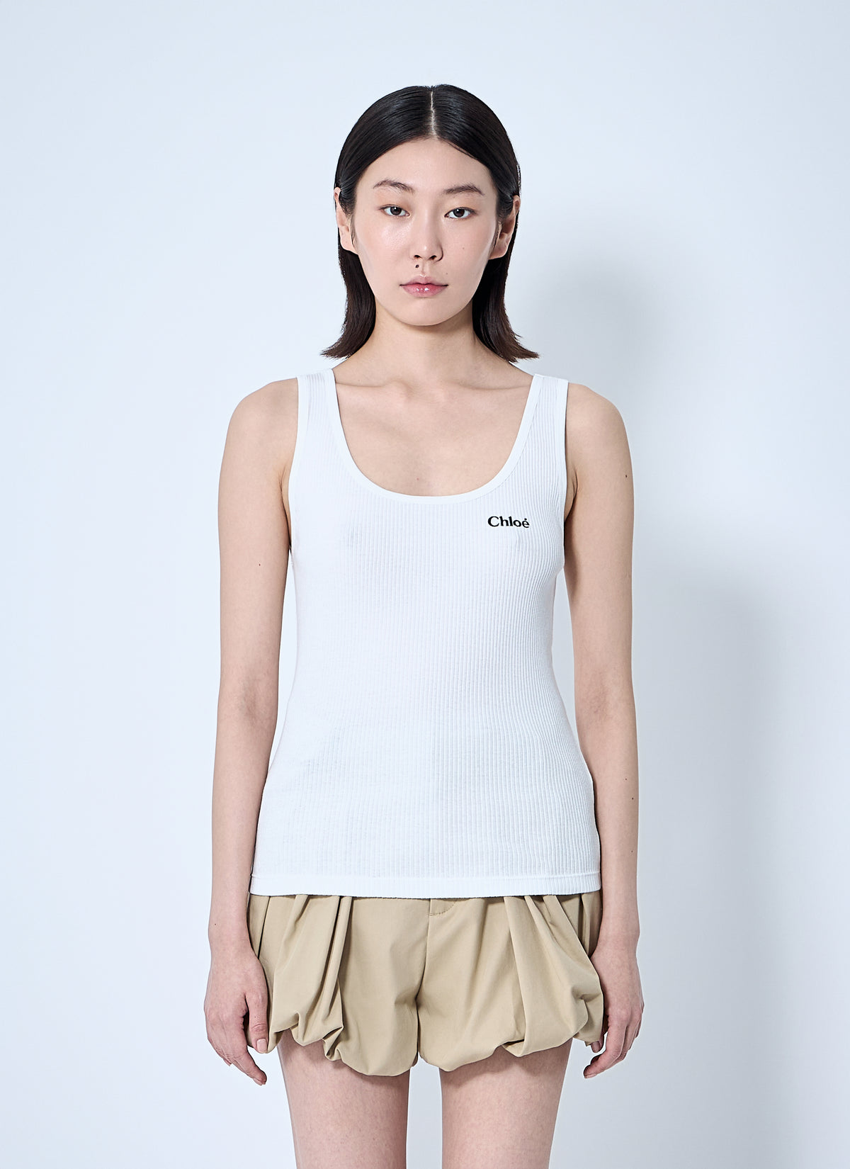 Chloé Chloé Women Logo Motif Tank Top