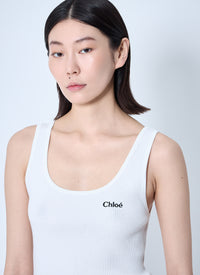 Chloé Chloé Women Logo Motif Tank Top