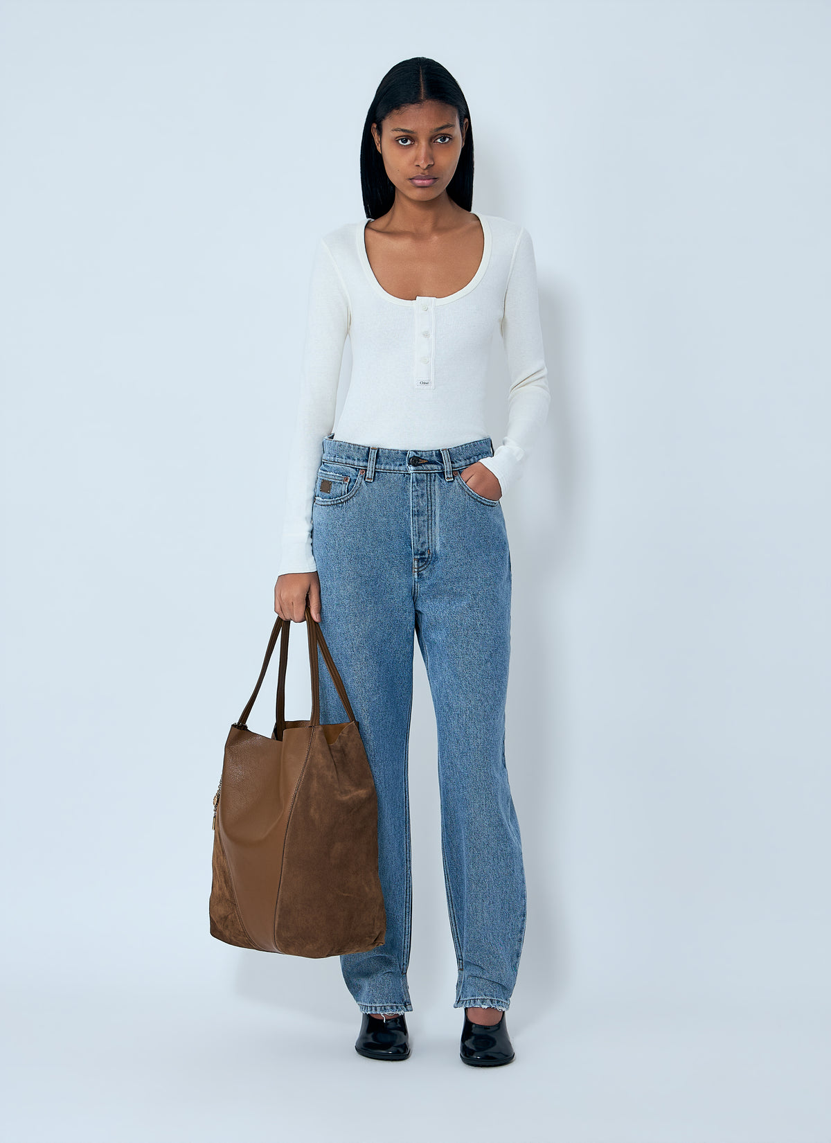 Chloé Chloé Women Henley T-Shirt