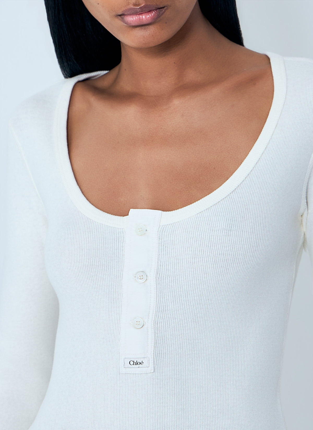 Chloé Chloé Women Henley T-Shirt