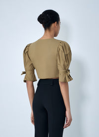 Chloé Chloé Women Structured Cropped Blouse