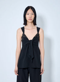 Chloé Women Lace-Trim Silk Crêpe Camisole