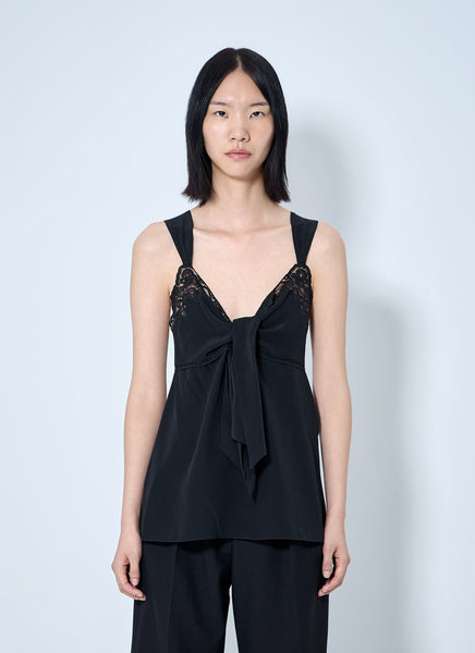 Chloé Women Lace-Trim Silk Crêpe Camisole – Bluefly