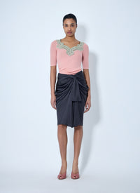 Chloé Women Draped Knot Detail Skirt