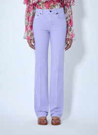 Chloé Chloé Women High-Rise Flared Denim Trousers